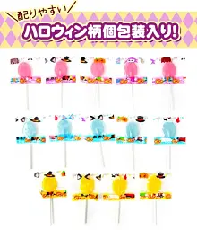 Японські льодяники Fujiya Halloween Pop Candy Bags зі смаком полуниці винограду та апельсина 17шт - мініатюра 3