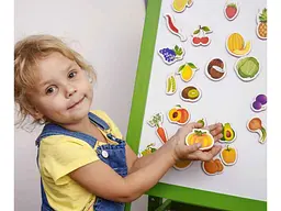 Набір магнітів VLADI TOYS "Мій маленький світ. Фрукти, Овочі" VT3106-11 - мініатюра 5