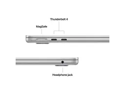 Ноутбук Apple MacBook Air 13,6 2026 M5/10CPU/10GPU/32GB/512GB Silver (Z1L0000RW) - мініатюра 7
