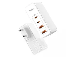 Мережевий зарядний пристрій Baseus GaN2 Pro Quick Charger 2USB + 2Type-C 100W CCGAN2P-L02 White - мініатюра 5