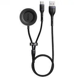 Кабель Baseus Cafule Cable USB to Type-С + Watch for Huawei Mobile Phone&Watch 5A 1.5m CA1T2-G1 Black-Grey