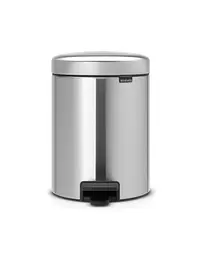 Бак для сміття Brabantia Pedal Bin, матовий сталевий, 5 л (112645)