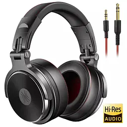 Навушники OneOdio Studio Pro 50 Black провідні професійні студійні навушники з мікрофоном моніторні - мініатюра 2