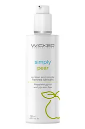 Лубрикант Wicked Sensual Care на водній основі з ароматом та смаком Груші 120 ml