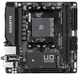 Материнська плата Gigabyte A520I AC (A520I AC) (Socket AM4, AMD A520, Mini-ITX)