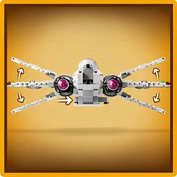 Конструктор LEGO Star Wars Зоряний винищувач ARC-170 497 деталей (75402) - мініатюра 4