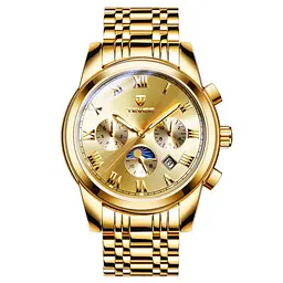 Чоловічий годинник Tevise Royal Gold - мініатюра 3