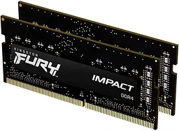 Модуль памятi SO-DIMM DDR4 2x16GB/3200 Kingston Fury Impact (KF432S20IBK2/32) - мініатюра 3