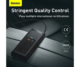 Інвертер автомобільний Baseus In-car Inverter 150W CRNBQ-A01 - мініатюра 2
