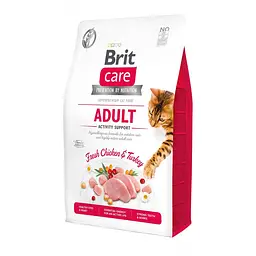 Сухий корм Brit Care Cat GF Adult Activity Support 2 кг для котів, що живуть на вулиці