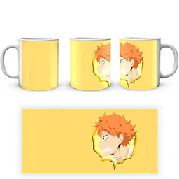 Кухоль GeekLand Haikyu!! Волейбол Хіната HK 001.24 330 мл білий - мініатюра 3