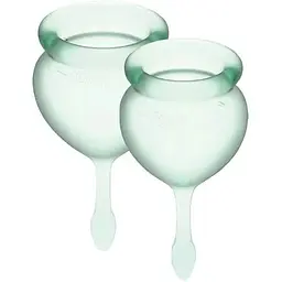Набір менструальних чаш Satisfyer Feel Good (light Green)