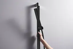 Душова штанга Hansgrohe Unica E Puro 90 см зі шлангом matt black 24403670 - мініатюра 3
