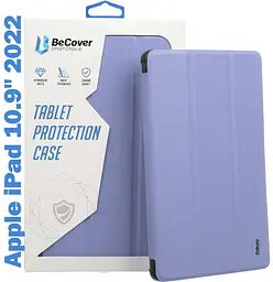 Чохол до планшета BeCover Tri Fold Soft TPU Silicone Apple iPad 10.9" 2022 Purple (708524)