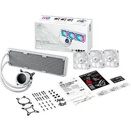 Система водяного охолодження Asus ROG Strix LC III 360 ARGB LCD White (90RC00W2-M0UAY0) [143432] - мініатюра 12