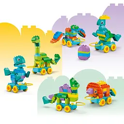 Конструктор LEGO DUPLO Town Динозаври на колесах 3в1 108 деталей (10451) - мініатюра 21