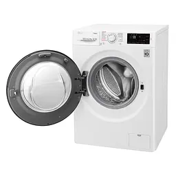 Пральна машина LG з фронтальним завантаженням F4M5TS6W, 8кг, 1400, A+++-30%, Пар, глибина 56см, Дисплей, Інвертор, Білий (F4M5TS6W) - мініатюра 5