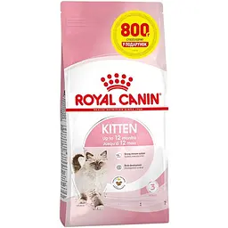 Сухий корм для кошенят Royal Canin Kitten з птицею 3.2 кг + 800 г