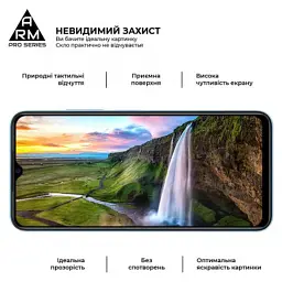 Скло захисне Armorstandart Pro ZTE Blade A54 4G Black (ARM70683) - мініатюра 4