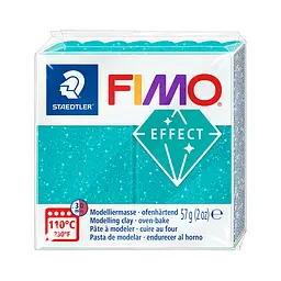 Пластика Effect Бірюзова галактика 57г Fimo