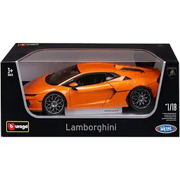 Автомодель Bburago Lamborghini Temerario 1:18 помаранчева (18-11052Or) - мініатюра 7