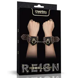 Наручники Rebellion Reign (коричневий) - мініатюра 12