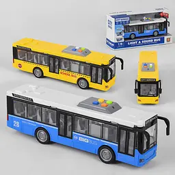 Автобус інерційний, WY910AB, світло, звук (В асортименті) - мініатюра 2