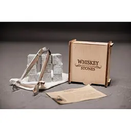 Подарунковий набір Whiskey Stones камені для віскі 9 штук + інструкція + мішечок для зберігання + щипці - мініатюра 5