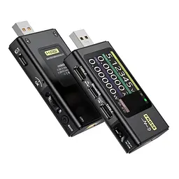 USB-тестер для зарядних пристроїв FNIRSI FNB58 чорний