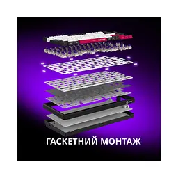 Клавіатура Lorgar KBP7075W Pro RGB Wireless/Bluetooth/USB UA Beige (LRG-KBP7075W-RT-US) - мініатюра 7