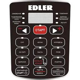 Мультиварка - короварка Edler ED-PC1806 - мініатюра 3