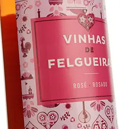 Вино Vinhas de Felgueiras Vihno Verde Rose DOC рожеве сухе 0.75 л - мініатюра 3