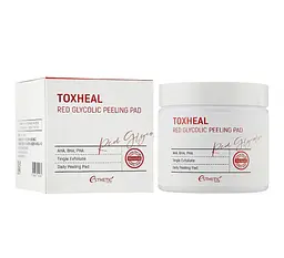 Очищаючі пілінг-диски для обличчя Red Glycolic Peeling Pad Esthetic House 100 шт