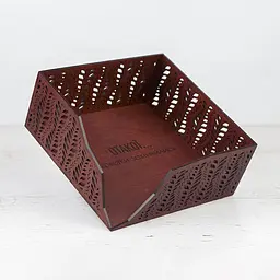 Дерев'яна серветниця VANZA LA JOLLA mahogany - мініатюра 6