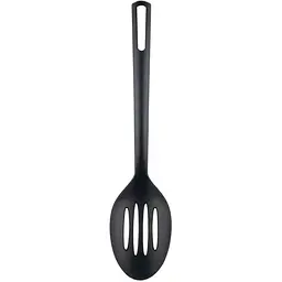 Ложка кухонна Gusto GT-5206 з отворами нейлон чорна (100753)