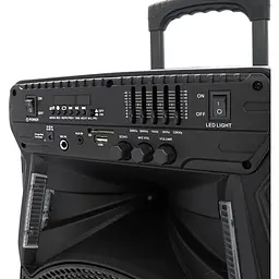 Портативна колонка з підсвіткою ZXX M7373 100W, Bluetooth-мікрофон, акумулятор 3600mAh - мініатюра 4