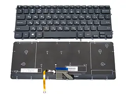 Клавіатура для DELL XPS 15 9530, PRECISION M3800 (UA Black з підсвічуванням). Оригінал.