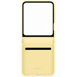 Шкіряний чохол Epik Leather Case AAA для Samsung Galaxy Z Flip6 Yellow - мініатюра 6
