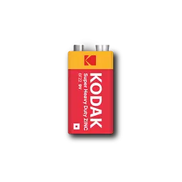 Батарейка Kodak EXTRA HEAVY DUTY 6F22 1 шт. коробка (6292039) - мініатюра 3