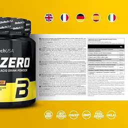 Амінокислоти BiotechUSA EAA Zero Апельсин-манго 350 г - мініатюра 2