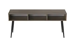 Тумба під телевізор Кентуккі Ferrum-decor 45x139x38 Чорний метал ДСП Дуб Сонома Трюфель 16 мм (FRD-106731) - мініатюра 4