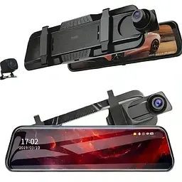 Відеореєстратор Hoco DI36 Dual Camera with Digital display Black