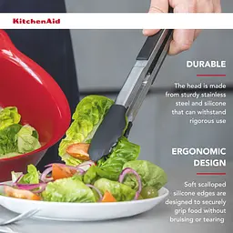Щипці кухонні KitchenAid Universal 30 см чорні (KQG205OHOBE) - мініатюра 10