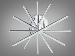 Стельова світлодіодна люстра Diasha 7010NEW HR LED 3color для вітальні, кухні та спальні, диммер, пульт, 102 W, 65 см, 12-20 m2 - мініатюра 4