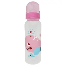 Пляшечка для годування "Кит" MGZ-0206 (Pink) 250 мл
