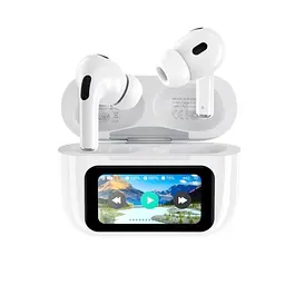 Навушники бездротові XO X36 Pro Smart Screen ANC Active Noise Cancellation Білі