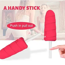 10X Popsicle вібратор-морозиво з USB-зарядкою червоний K000737 - мініатюра 6