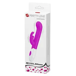 Вібратор-кролик Pretty Love Scentaur Clit Vibrator Purple з великою головкою, 20.6х3.2 см фіолетовий - мініатюра 6