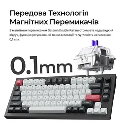 Клавіатура Keychron Q1 HE Magnetic Switch Black RGB (Q1H-M1-UA) - мініатюра 7