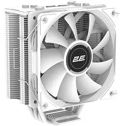 Кулер для процесора 2E Gaming Air Cool ACN120 ARGB, White, алюміній, мідні теплові трубки, 1x120 мм ARGB, для Intel 1700/1366/1200/115x, AMD AM5/AM4, до 180 Вт (2E-ACN120W-AR - мініатюра 2